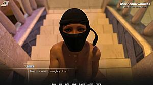 Masked Teen at College Party