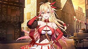 哇，她在3D动画游戏中失去处女身