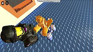 I play Whoreblox game and enjoy the gangbang moment