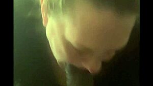 overwhelmed by worshipping his massive black cock deeply