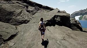 岛上每根鸡巴都要去劳拉·克罗夫特的阴道 游戏Hentai 3D