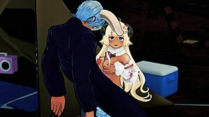 tsunomaki watame gets her pussy fucked hard by big cock in anime hentai