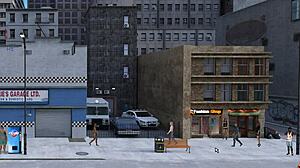 An Exhibitionist Girl Undresses in Public for Kinky Hentai Game Adventures!