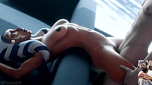 gamora's tight green ass gets fucked hard