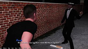 being a dik 47 - sneaking out of the preps party with sage the beautiful busty red head