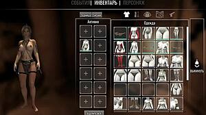 粗大图腾假阳具入侵Lara的紧穴在3D色情中！