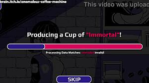 immortal fire girl offers gentle foot service in anime