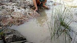 jungle river fun fucking with stepmom in hindi