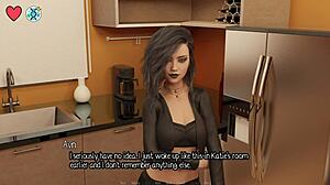 Elmwood University 07 - Brunette Cheerleading Captain Gets Rough Face Fuck With Big White Cock