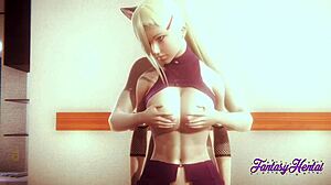 INO gives BLOWJOB with CUM in MOUTH