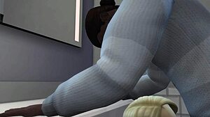 Nosy neighbor's BBC hard sex leads to intense orgasm