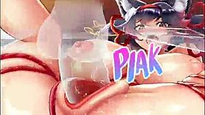 吉塞尔的巨乳在激烈行动中支配