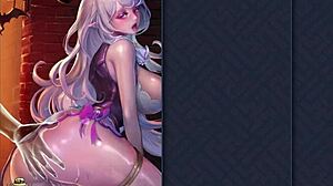 olivia's vampiric blowjob ends with cum on face