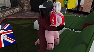 black bull fucks naughty white girl