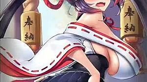 吉塞尔的巨乳在激烈行动中支配