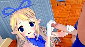 Flonne from Disgaea Removes Clothes and Enjoys Sports Outfit