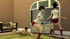 龙珠 第40集：丈夫破碎妻子Videl 被偷走变成婊子在NTR变态恶搞