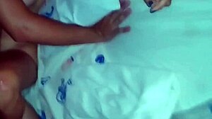 wife feels raw pleasure with young lover and another slapping her face with dick