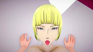 Naruto's Samui surrenders to intense creampie fucking in stunning 3D hentai action