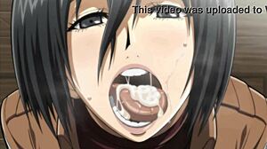 Watch Mikasa Ackerman Deliver Explosive Blowjob in Snk Hentai Animation!