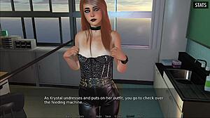 The gain trials 03 - lactating blonde bbw gets her tits milked.