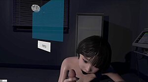 Sexy Vam Japanese Girl Performs Blowjob And Handjob In Hentai Game