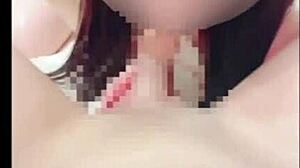 Wow, Cute Girlfriend Deepthroats Boyfriend's Cock In Bedroom Homemade Video!