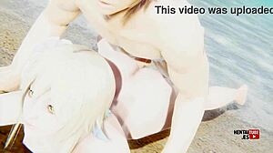 Genshin Impact Hentai - Lumine Is Fucked In The Beach - Asian Japanese Anime Manga Porn