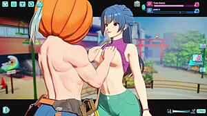 Summer vacation with Scrambe Towa Amane in 3D holiday fun