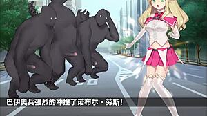 check out this hgame where noble laurus gets gangbanged as a magical girl