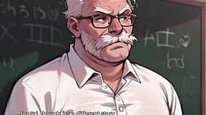 My new girlfriend violet shows her big ass in taboo hentai game