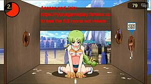 18 maid having sex with men in public in a maid with gloryhole new hentai gameplay