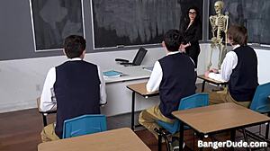 Teacher valentina nappi fucked hard by big dicks