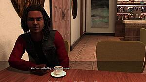 Stepsisterly Lust 04 - Interracial College Girl Gives Public Handjob At Cafe