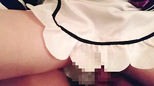 Amateur POV Sex with Maid Rem Cosplay Friend Creampie