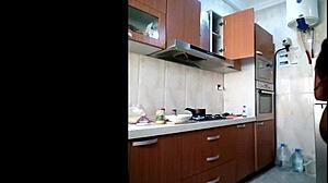 Wife Cleans House In Sexy Underwear And Gets Fucked