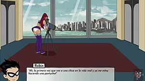 starfire sucks my cock just because i asked her to in 18titans