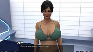 stranded in space 150 - the busty 38 year old milf lets me see her beautiful tits
