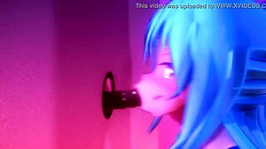 mmd - mitsuboshil - aquas glory hole
