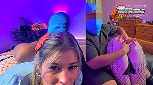 elsa, take that hard spanking from the big black bull dominating you