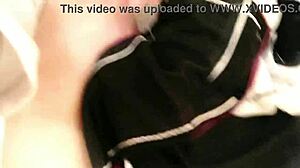 Amateur POV Sex with Maid Rem Cosplay Friend Creampie