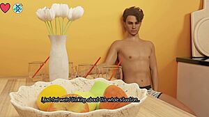 金发啦啦队长嘴里塞不下大白鸡巴