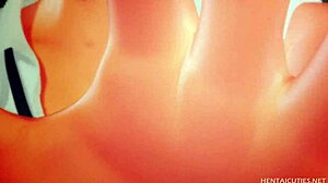 Handcuffed 3D Hentai Hottie Gets Pussy Fucked Hard With Dildo