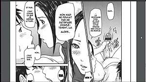 Perverted maid fucks passionately.