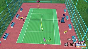 绫华金子美纪在本子学院恋爱网球天使第8集