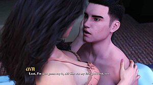 busty girlfriend sleepover