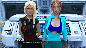 太空迷失149 - 选择大奶红发继妹还是大奶金发处女！