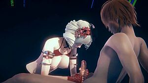 本子女孩在泳池手交和性交