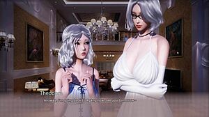 Theodora shares her lie while horny and masturbating as a milf.