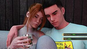 Being a Dik 215 - Fucking My Horny Busty Red Head Girlfriend with a Fat Ass Instead of Fucking Her Stepmom